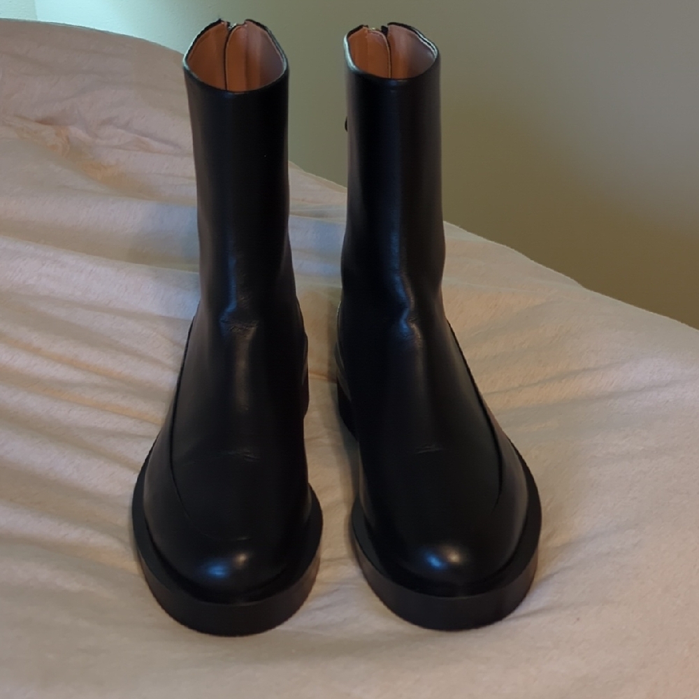 Mansur Gavriel Marion Black Ankle Boots